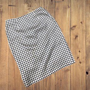 NWOT -Banana Republic Silk Polka Dot Skirt